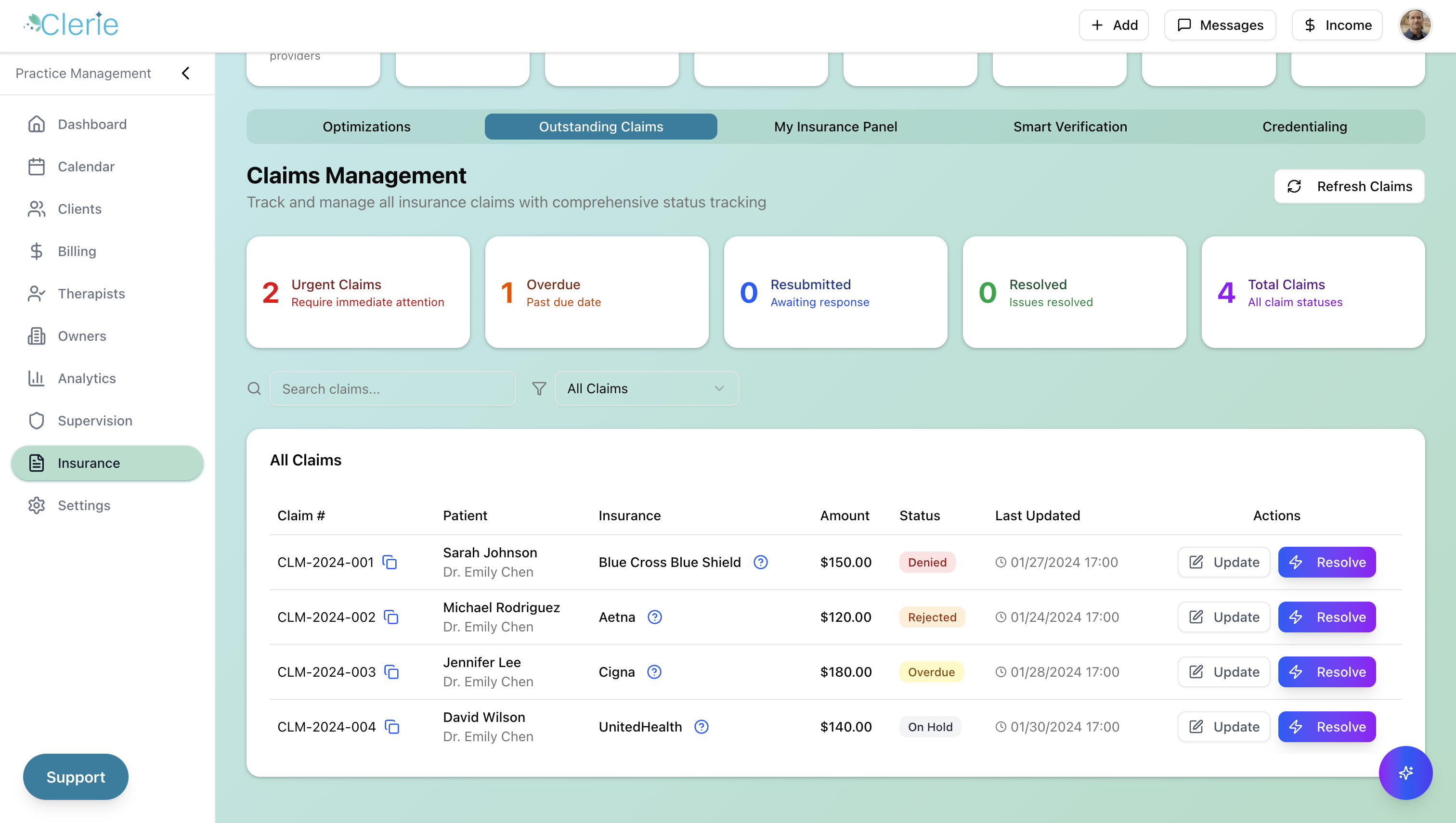 Claims Management Preview 2